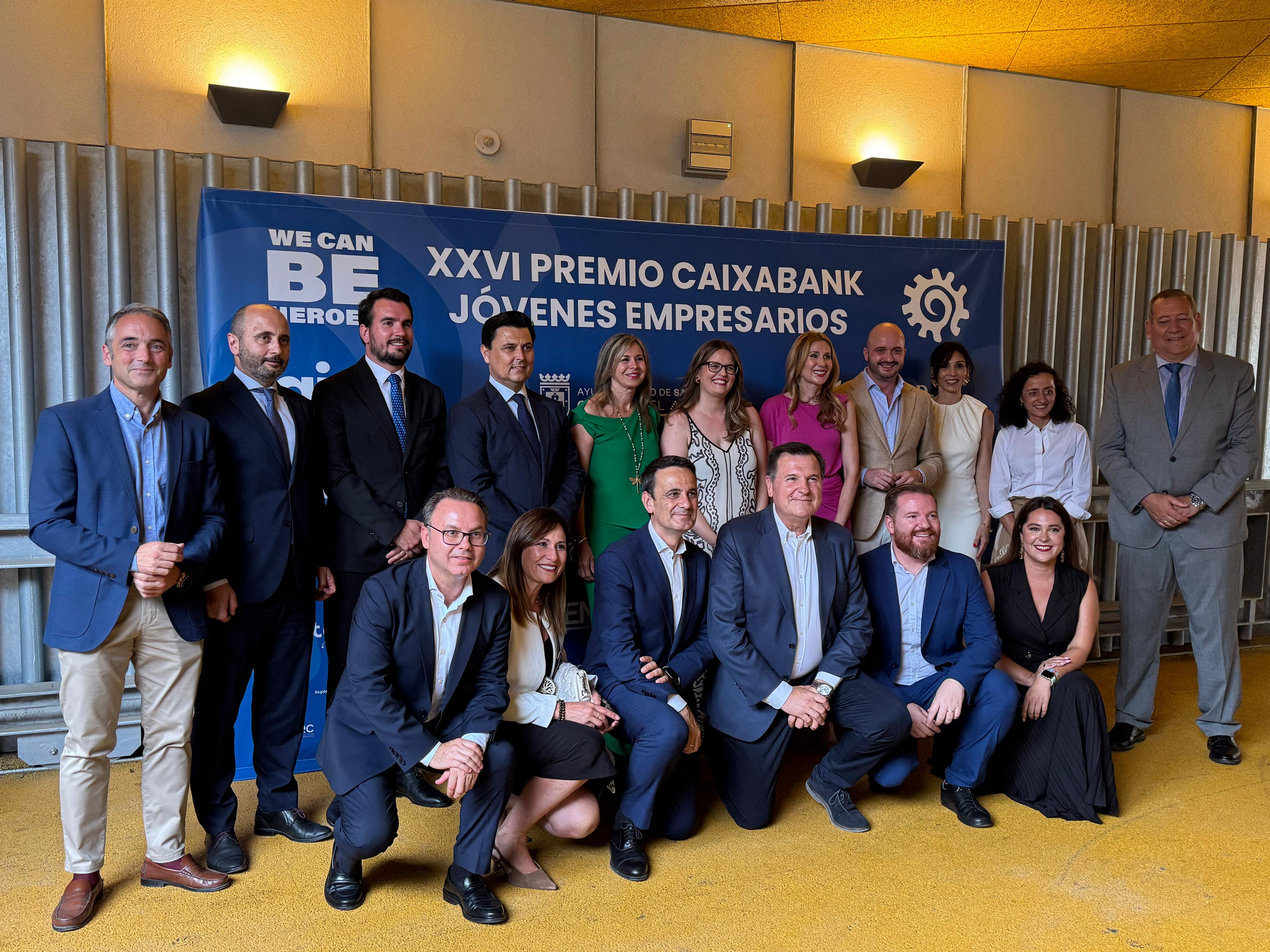 San Javier acogió la Gala de entrega de Premios Caixabank Jóvenes Empresarios 